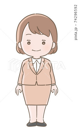 女性　イラスト 74296592