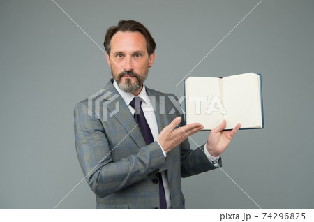 accountant presenting accounting records. copy space 74296825