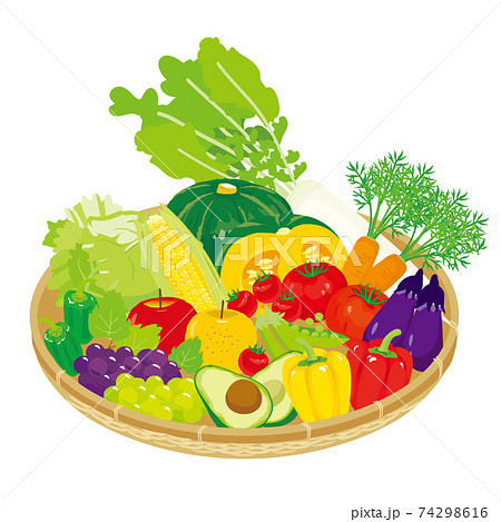 かご盛り　野菜セット 74298616
