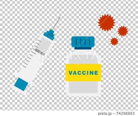 Vaccine illustration set 74298883
