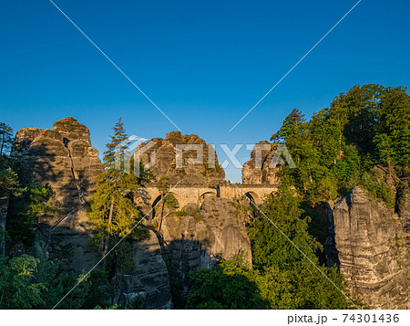 The bridge of the bastion shortly before sunset The bridge of the bastion shortly before sunset 74301436