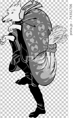 浮世絵 キツネ男 その1 浮世絵 キツネ男 その1 74302706