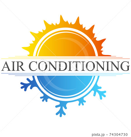 Sun and snowflake air conditioner 74304730
