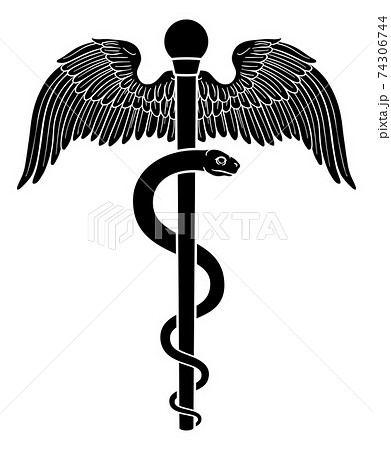 Rod of Asclepius Aesculapius Medical Symbol 74306744