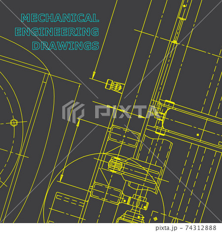 Backgrounds of engineering subjects. Technical illustration. Mechanical engineering Backgrounds of engineering subjects. Technical illustration. Mechanical engineering 74312888