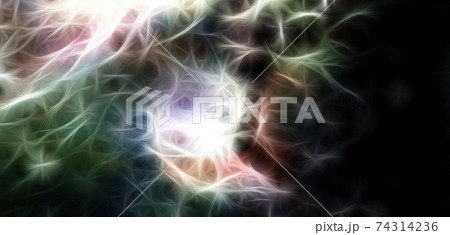 Space background with dark matter. Elements of this image furnished by NASA 74314236