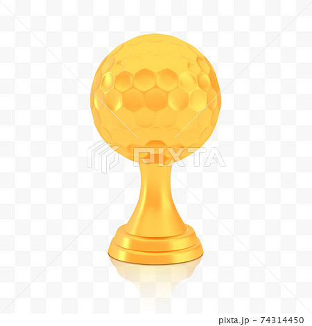 Winner golf cup award, golden trophy logo isolated on white transparent background Winner golf cup award, golden trophy logo isolated on white transparent background 74314450