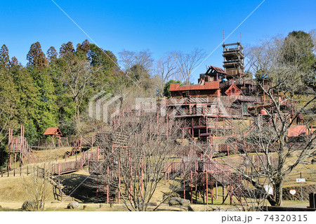 北薩広域公園　大型冒険遊具「虎居城」 74320315