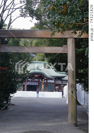 上知我麻神社の鳥居(熱田神宮 愛知県 名古屋市 熱田区) 上知我麻神社の鳥居(熱田神宮 愛知県 名古屋市 熱田区) 74321826