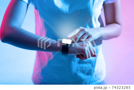 Messages from social networks, modern gadget signal modern app for device Messages from social networks, modern gadget signal modern app for device 74323265