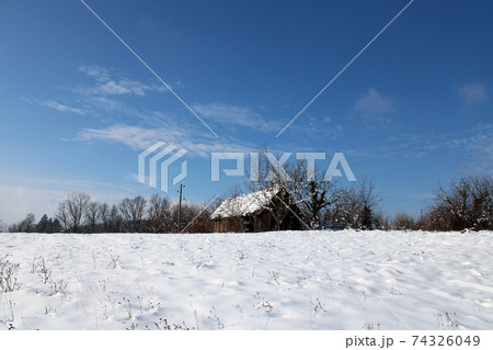 February nature winter scenes of Zagreb's surroundings, Croatia February nature winter scenes of Zagreb's surroundings, Croatia 74326049