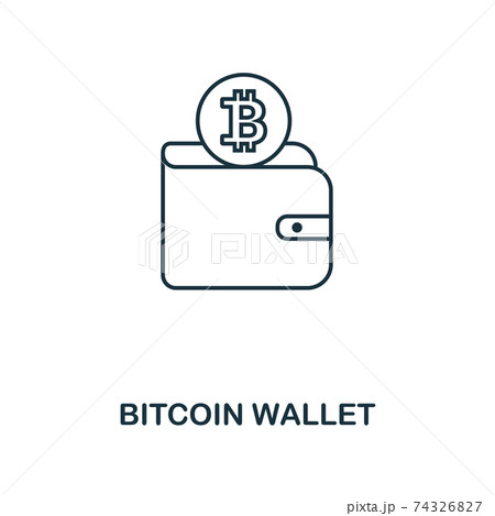 Bitcoin Wallet outline icon. Monochrome style design from crypto currency icon collection. UI. Pixel perfect simple pictogram outline bitcoin wallet icon. Web design, apps, software, print usage. Bitcoin Wallet outline icon. Monochrome style design from crypto currency icon collection. UI. Pixel perfect simple pictogram outline bitcoin wallet icon. Web design, apps, software, print usage. 74326827