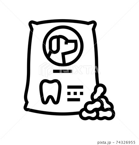 food for teeth line icon vector illustration food for teeth line icon vector illustration 74326955