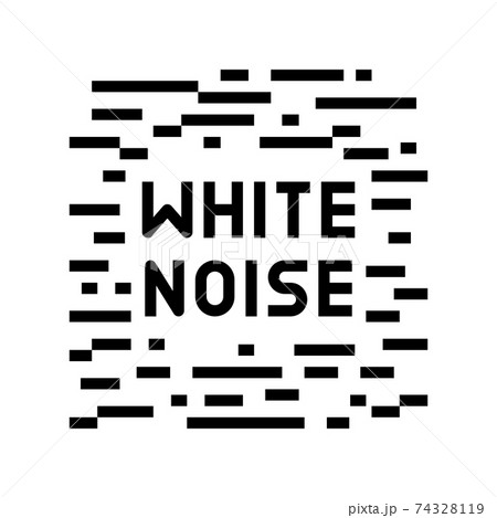 white noise color icon vector illustration 74328119