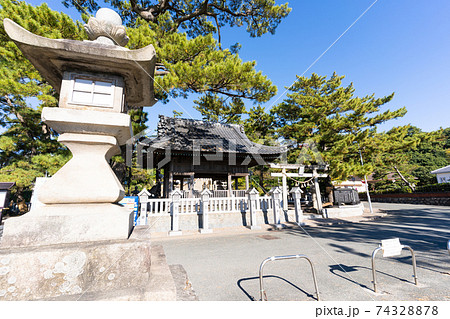 【愛知県】　竹島　八百富神社 74328878
