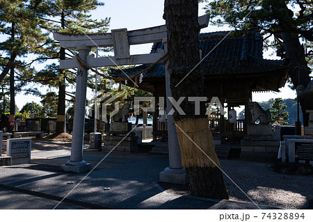 【愛知県】　竹島　八百富神社 74328894