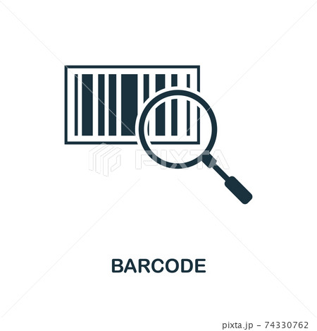 Barcode icon. Monochrome style design from e-commerce icon collection. UI. Pixel perfect simple pictogram barcode icon. Web design, apps, software, print usage. Barcode icon. Monochrome style design from e-commerce icon collection. UI. Pixel perfect simple pictogram barcode icon. Web design, apps, software, print usage. 74330762