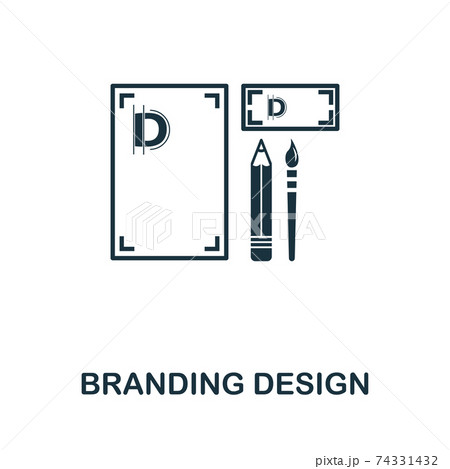 Branding Design icon. Simple element from design technology collection. Filled Branding Design icon for templates, infographics and more Branding Design icon. Simple element from design technology collection. Filled Branding Design icon for templates, infographics and more 74331432
