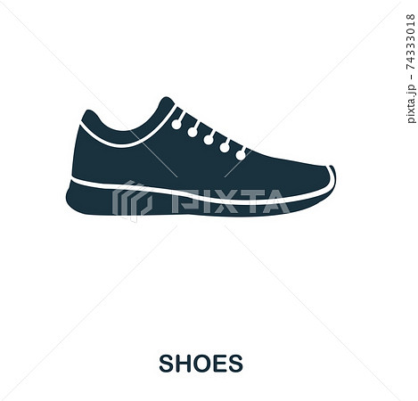 Shoes icon. Flat style icon design. UI. Illustration of shoes icon. Pictogram isolated on white. Ready to use in web design, apps, software, print. Shoes icon. Flat style icon design. UI. Illustration of shoes icon. Pictogram isolated on white. Ready to use in web design, apps, software, print. 74333018