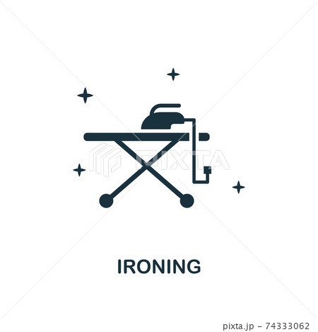 Ironing icon. Line style icon design from cleaning icon collection. UI. Illustration of ironing icon. Pictogram isolated on white. Ready to use in web design, apps, software, print. Ironing icon. Line style icon design from cleaning icon collection. UI. Illustration of ironing icon. Pictogram isolated on white. Ready to use in web design, apps, software, print. 74333062