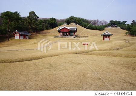 風景 秋 韓国 74334711
