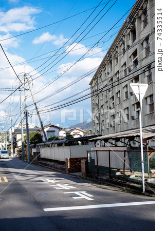 山陰の古い公営住宅 昔の団地 山陰の古い公営住宅 昔の団地 74335514