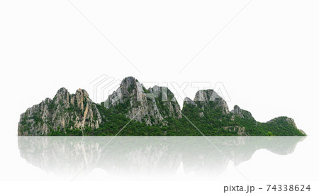 Mountain isolated Mountain isolated 74338624