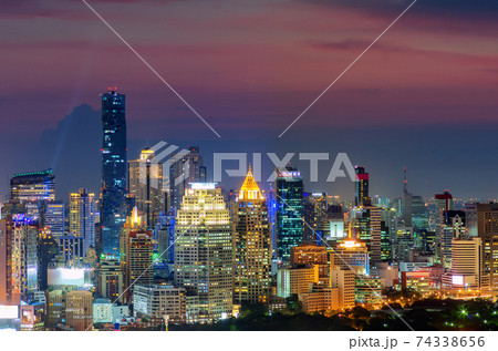 Bangkok skyline. 74338656
