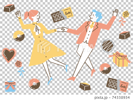 Valentine's day _ illustration Valentine's day _ illustration 74338934