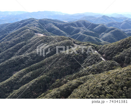 指宿スカイライン樋高展望台の上空から 74341381