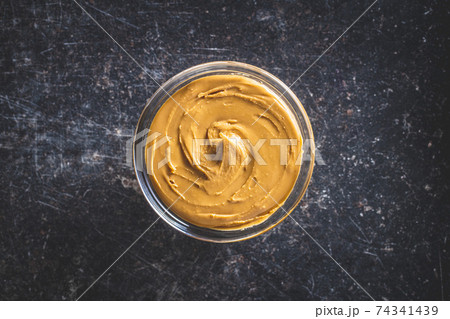Peanut butter in bowl 74341439