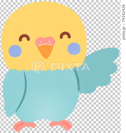 インコのキャラクター 74342426