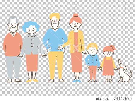 家族イラスト01 74342656