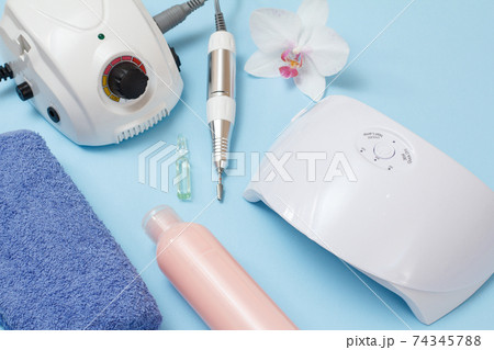 Set of cosmetic tools for manicure and hand care. 74345788