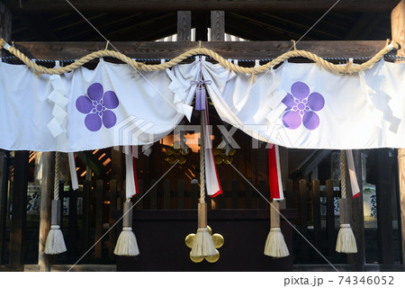 上宮天満宮の拝殿 74346052