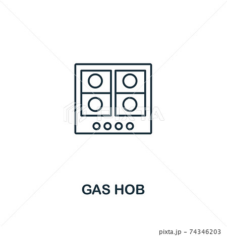 Gas Hob icon. Thin style design from household icons collection. Creativegas hob icon for web design, apps, software, print usage Gas Hob icon. Thin style design from household icons collection. Creativegas hob icon for web design, apps, software, print usage 74346203