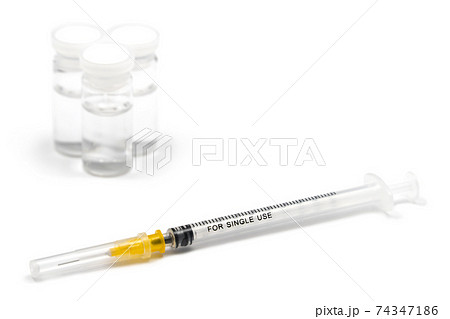 注射器 予防接種 ワクチン 注射器 予防接種 ワクチン 74347186