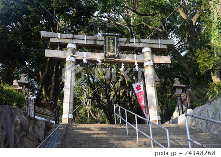 上宮天満宮の二の鳥居-5 74348268