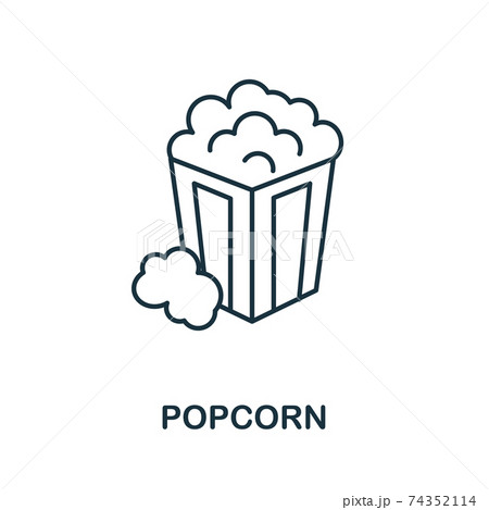 Popcorn Icon Simple Element From Cinema のイラスト素材 Popcorn Icon Simple Element From Cinema のイラスト素材