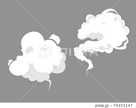Cartoon smoke. Vector - Stock Illustration [74353147] - PIXTA