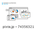 分析・マーケティングイラスト 74356321