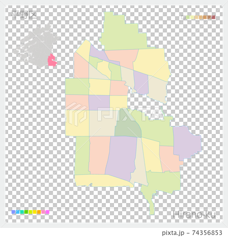 平野區/廣野區（大阪府/大阪市/ 24區） 74356853