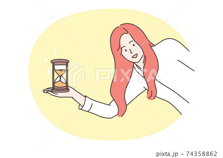 Business, time management, deadline concept 74358862