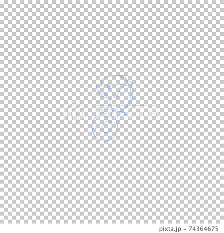 いるか座・星座絵・夏の星座 いるか座・星座絵・夏の星座 74364675