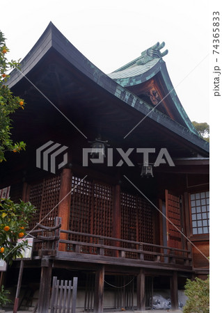 拝殿の東側(城山八幡宮 神社 愛知県 名古屋市 千種区) 拝殿の東側(城山八幡宮 神社 愛知県 名古屋市 千種区) 74365833