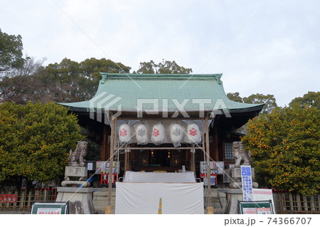 拝殿（城山八幡宮　神社　愛知県 名古屋市 千種区） 74366707