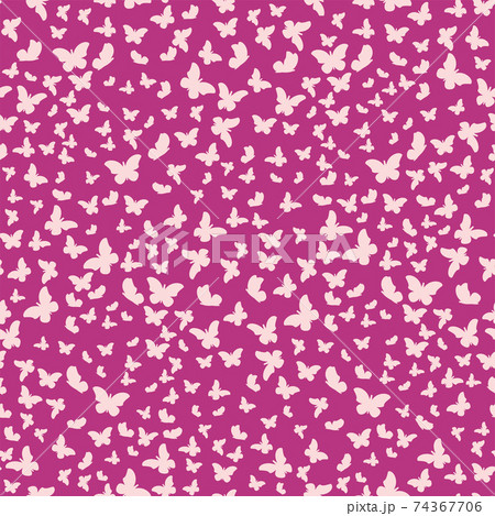 Pattern of butterflies or moths. Print design. Seamless background Pattern of butterflies or moths. Print design. Seamless background 74367706