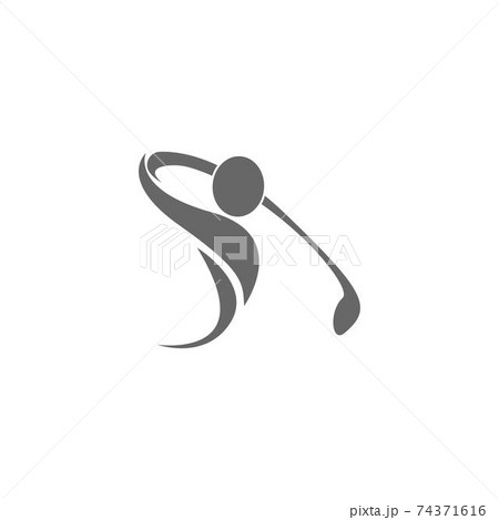 Golf logo icon template creative design illustration 74371616