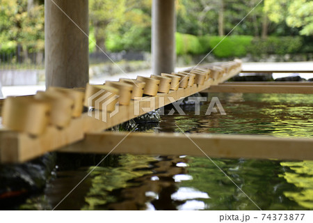 伊勢神宮　外宮　手水舎 74373877