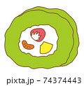 ロールケーキ　抹茶 74374443